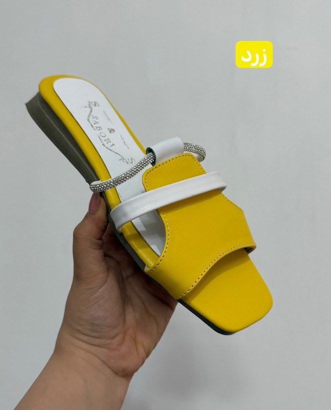 دمپایی و صندل مجلسی جلو نگین کد ۱۱۵
